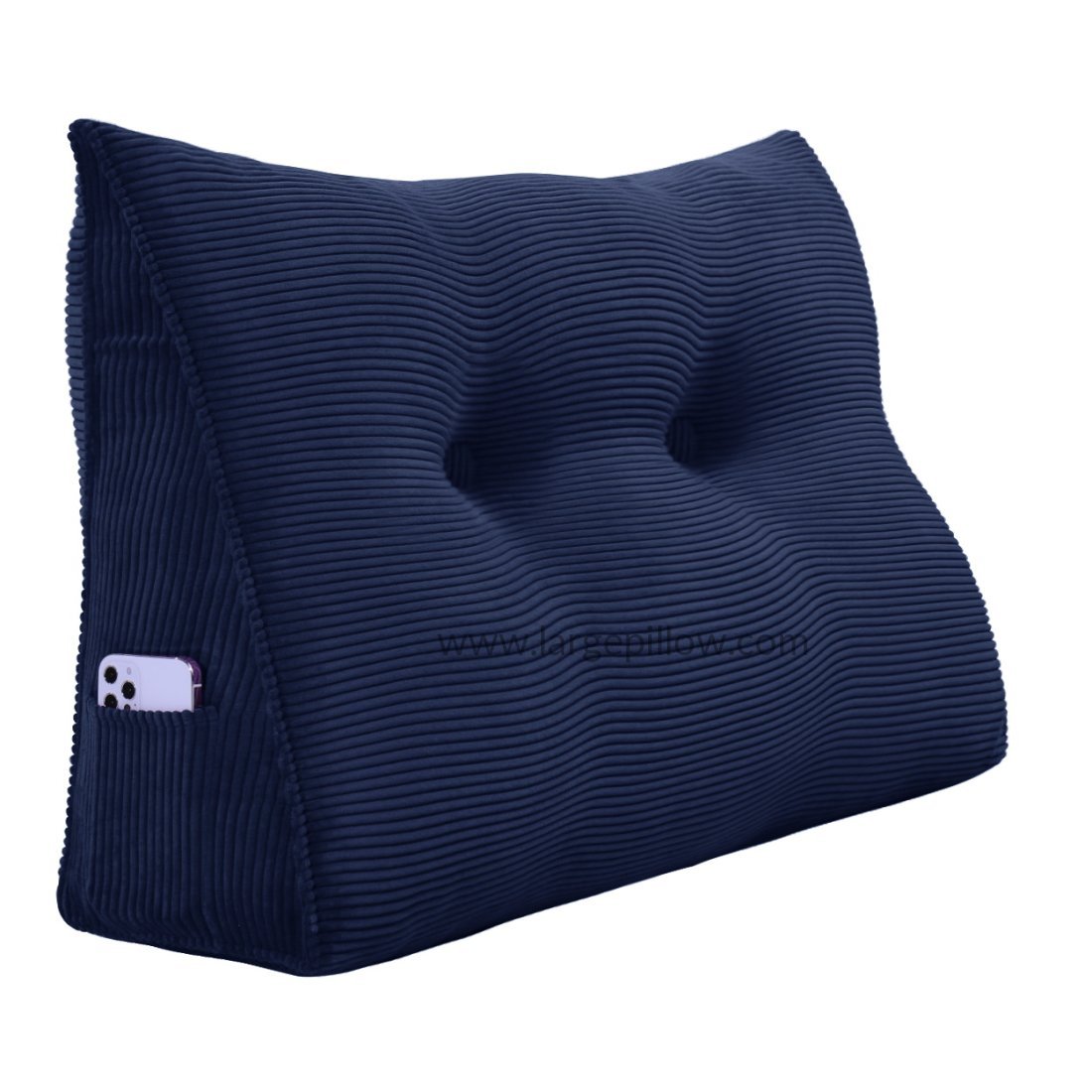 FZ FUTURE Coussin de Lecture Triangulaire Support Lombaire Gros Oreiller  Traversin Gros Coussin Dossier Repos Oreiller Triangulaire Coussin