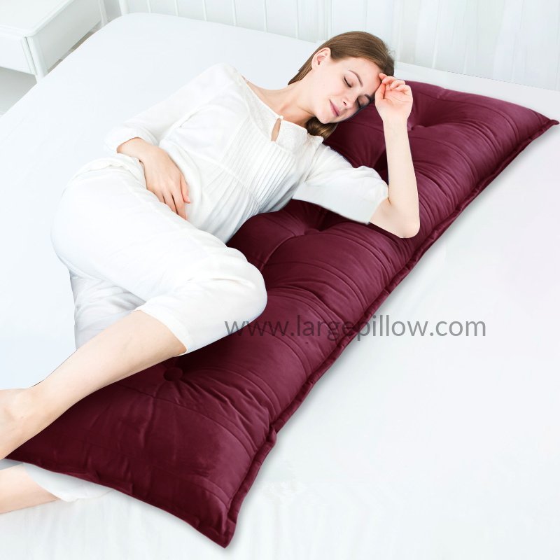 Large Bed Bolster Pillow 