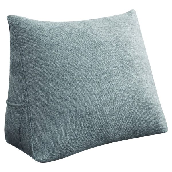 Travesseiro de encosto 18 polegadas cinza