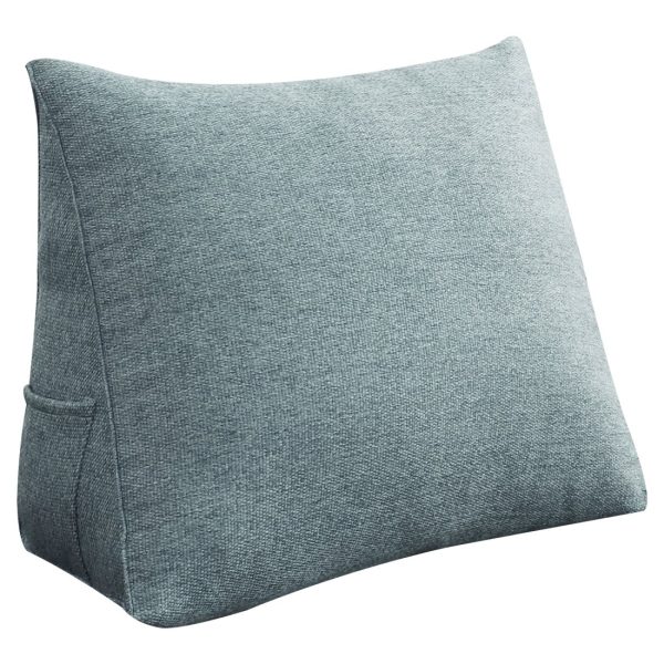 Almohada de respaldo 18 pulgadas gris