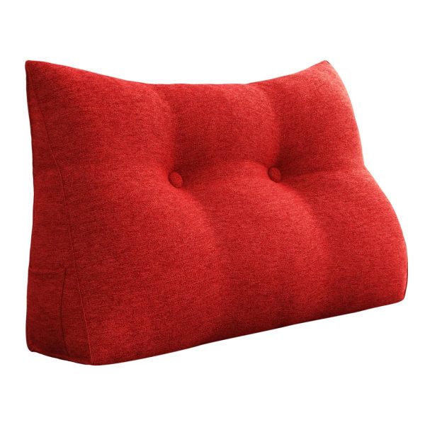 Backrest pillow 24inch red