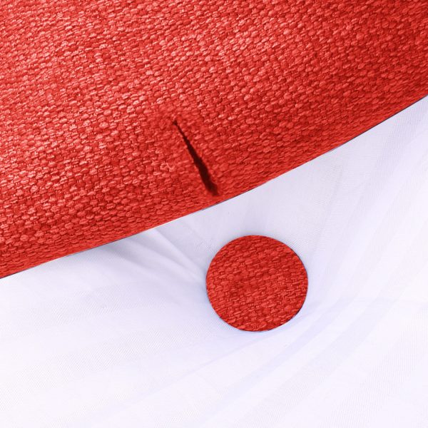 Rugkussen 39inch rood