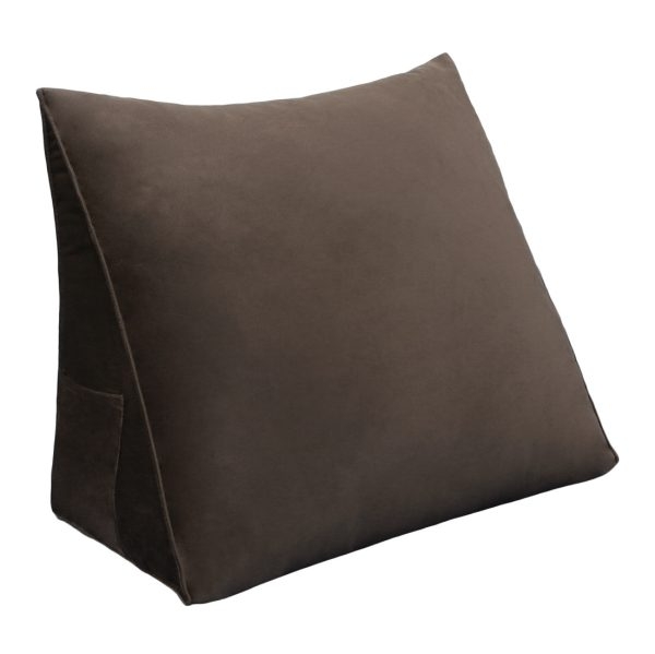 Coussin de lecture 18 pouces Café