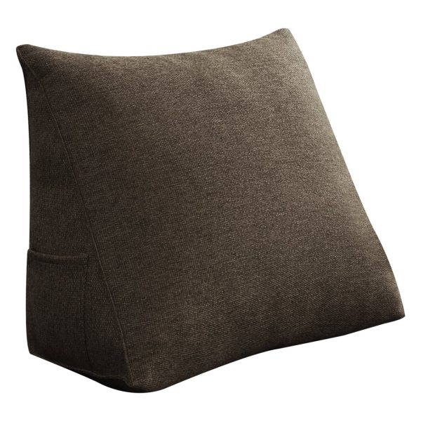 Reading pillow 18inch coffee