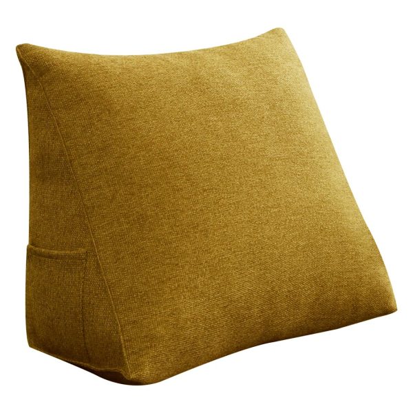 Reading pillow 18inch yellow