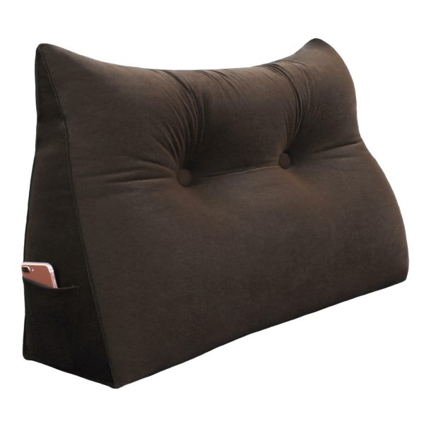 Coussin de lecture 24 pouces Café