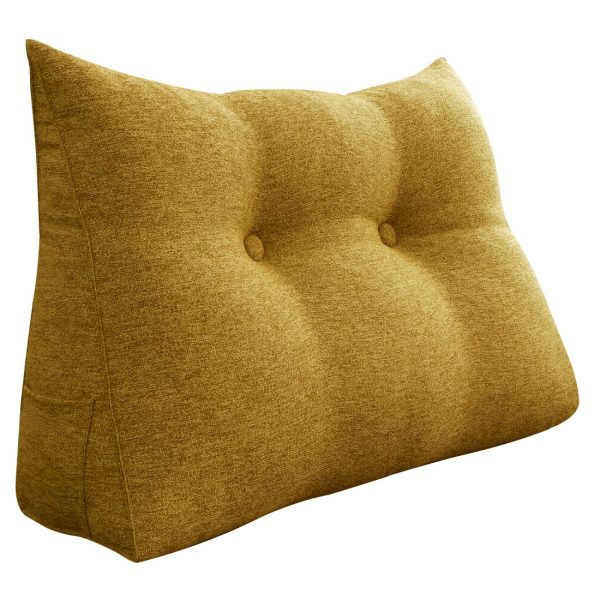 Reading pillow 24inch yellow