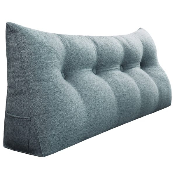 Coussin de lecture 47 pouces gris