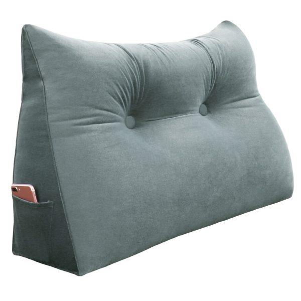 Wedge pillow 24inch Gray