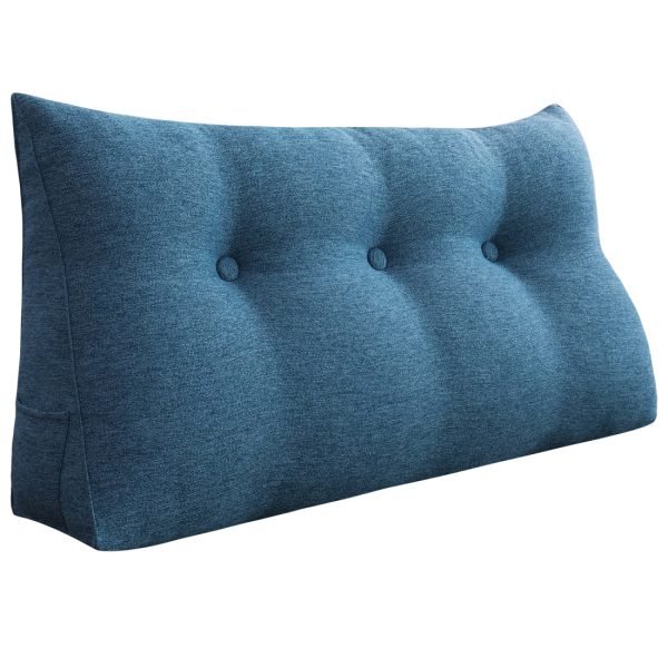 Almohada cuña 39 pulgadas azul