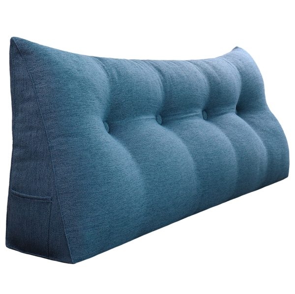 Cunha travesseiro 47 polegadas azul