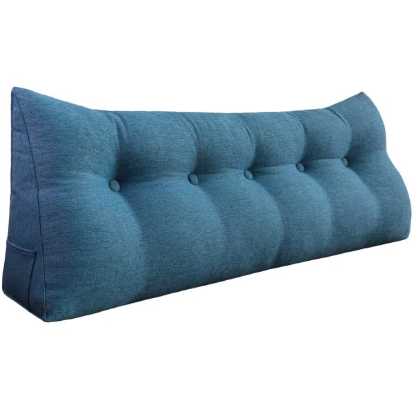 Cunha travesseiro 59 polegadas azul
