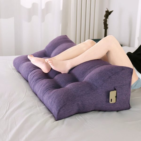 backpillow huxing linen lightpurple