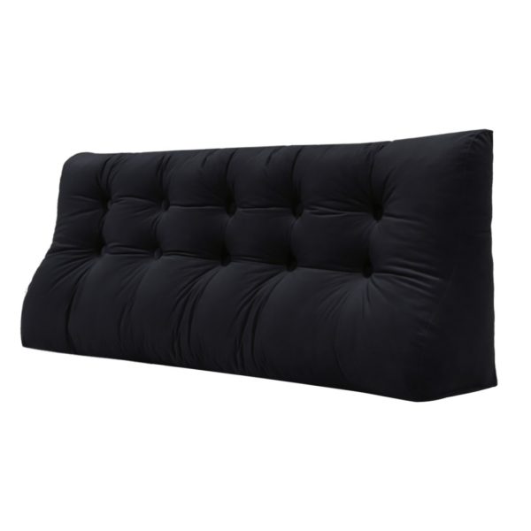 coussin de dossier huxing velours noir