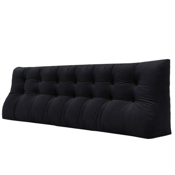 coussin de dossier huxing velours noir