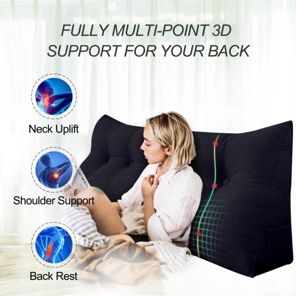 backpillow linen balck