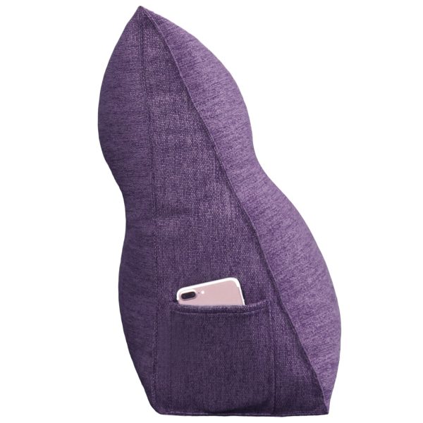 Подушка на спинку 79 дюймов, фиолетовая