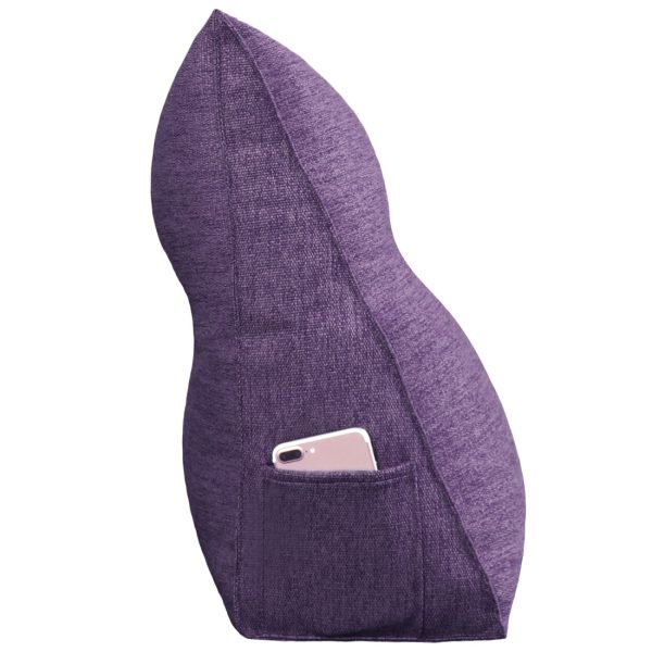 coussin de dossier 79 pouces violet