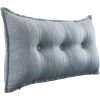 almohada de respaldo gris 61