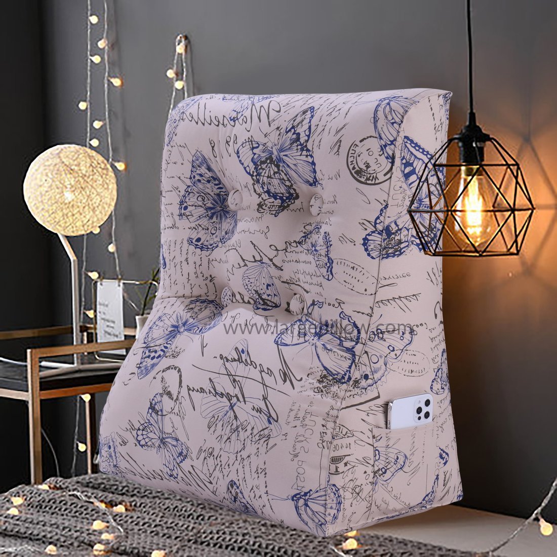 Loft 25 Oreiller de lecture pour repos au lit, grand coussin de dossier pour  adulte, support