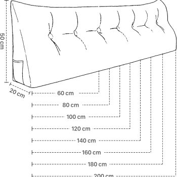 grande taille d'oreiller