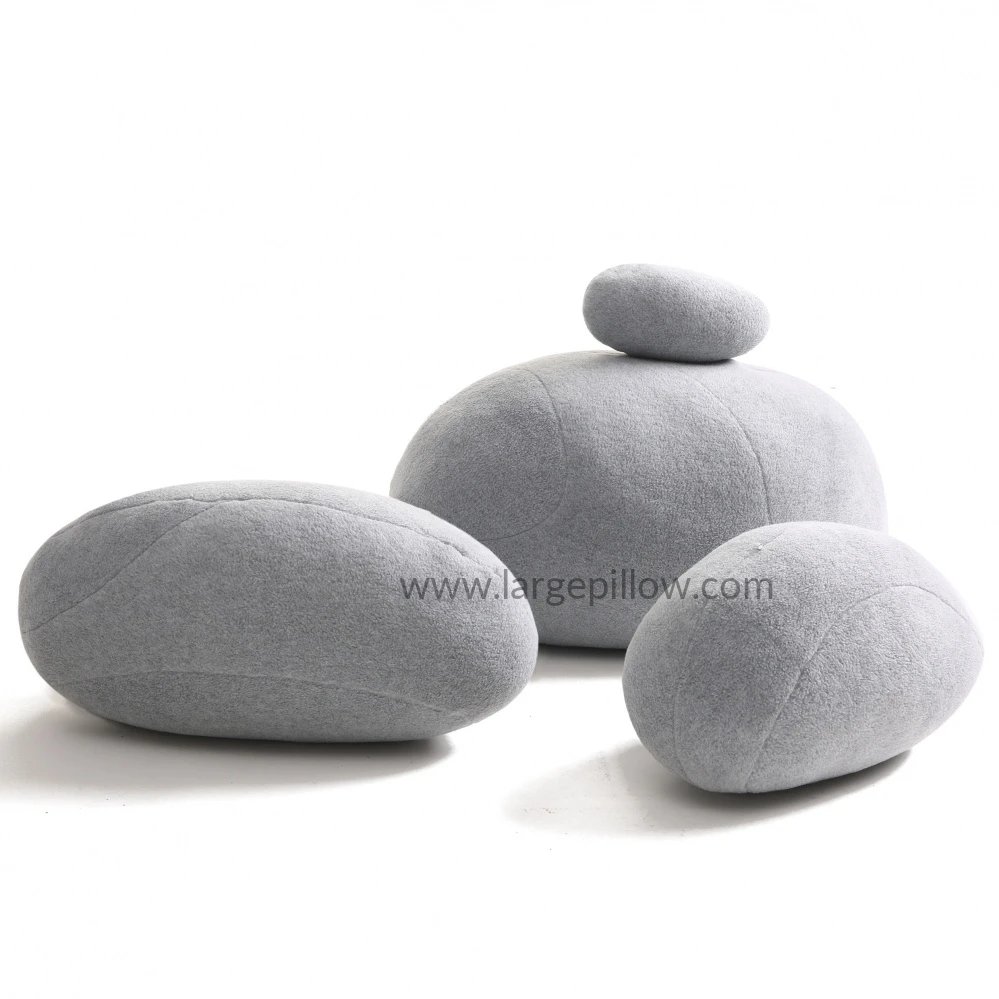 Granite stone pillows,Granite rock pillows,Large Stuffed Rocks Stone  Pillows, Granite Living Throw stone Pillows - Anlye official store