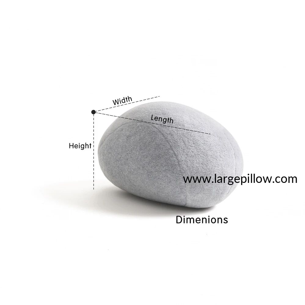 Granite stone pillows,Granite rock pillows,Large Stuffed Rocks Stone  Pillows, Granite Living Throw stone Pillows - Anlye official store