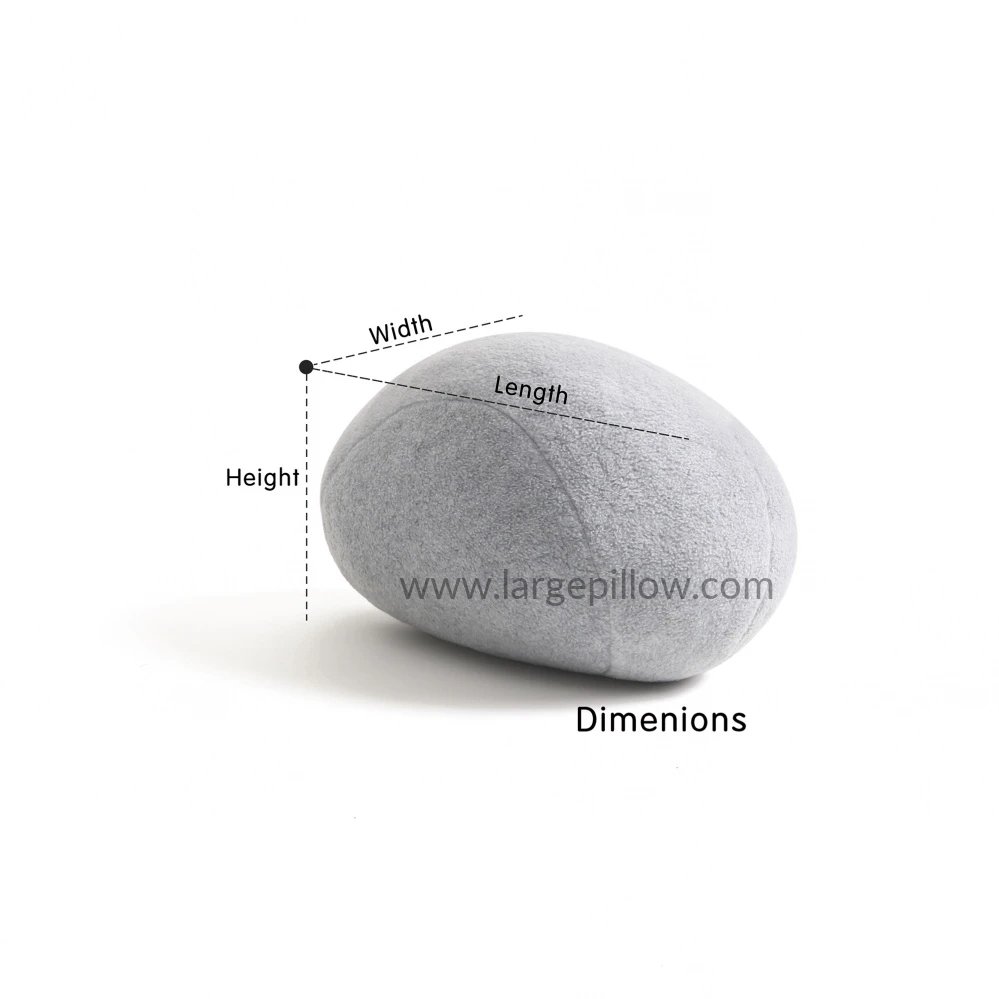 Granite stone pillows,Granite rock pillows,Large Stuffed Rocks Stone  Pillows, Granite Living Throw stone Pillows - Anlye official store