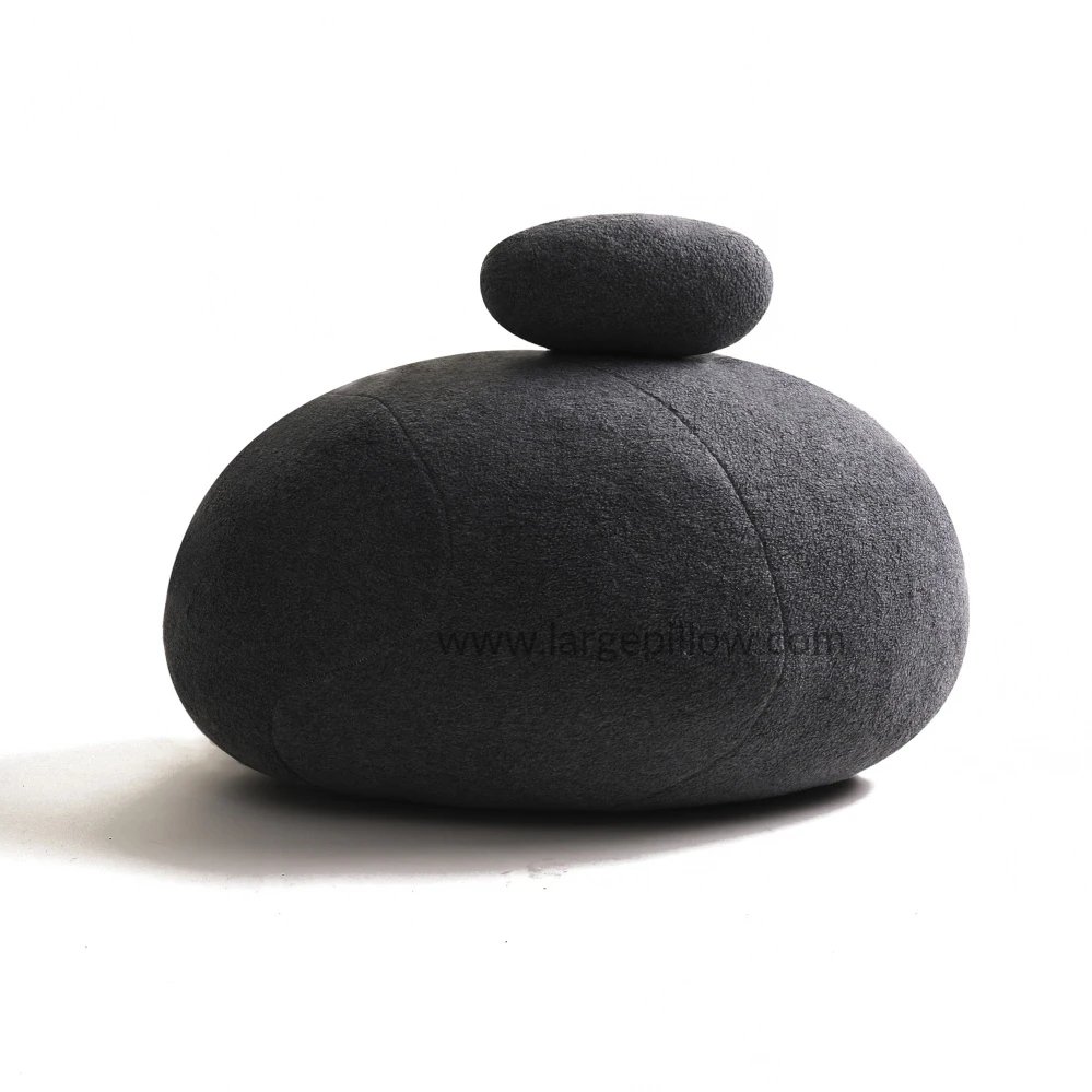 Decorative Throw Pebble Pillows That Look Like Pebble Rock Living Stone  Pillows 