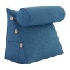 coussin de lecture traversin bleu 01