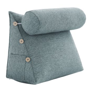 coussin de lecture traversin gris 01