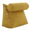 coussin de lecture traversin jaune 01