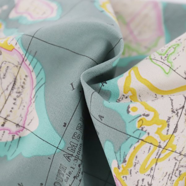 mapa verde wedgepillow