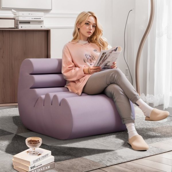 Fireside Bean Bag Chairs: Comfy Single Couch For Reading - Afbeelding 4