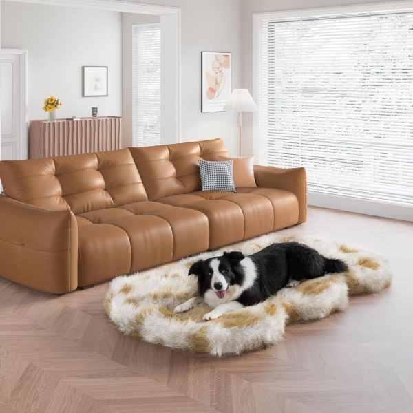 Luxury Memory Foam Dog Bed with Washable Faux Fur Cover - Image 2