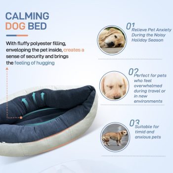 Anti-Angst-Hundebett in Kapselform 2709