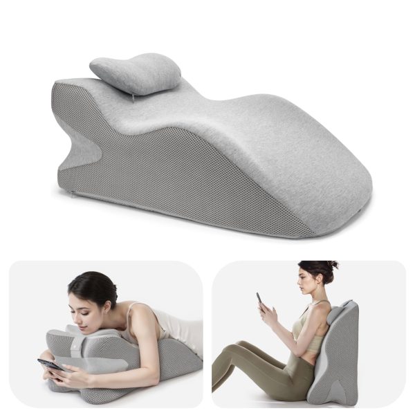Y-Shaped Reading Pillow with Arm Rests & Memory Foam Support - Afbeelding 3