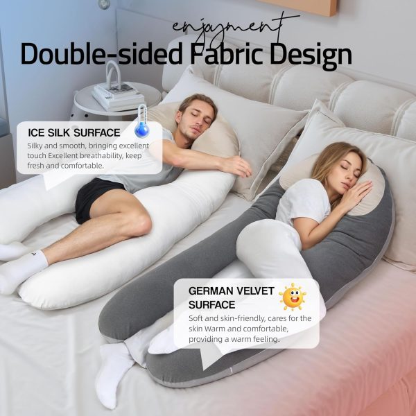 Comfort U-Shape Pillow for Full Body Support - Изображение 12