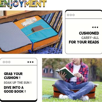 book shaped floor pillow cushion 4525