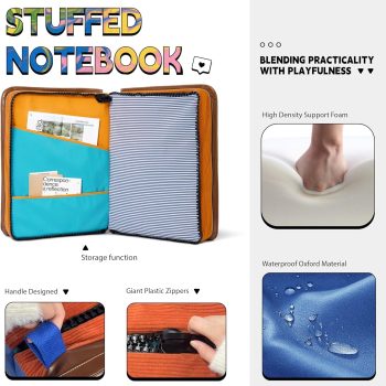 book shaped floor pillow cushion 4526