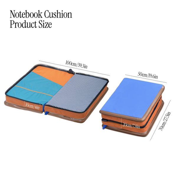 Foldable Book Shaped Floor Pillow Cushion, Unique Fun Gift - Obraz 10