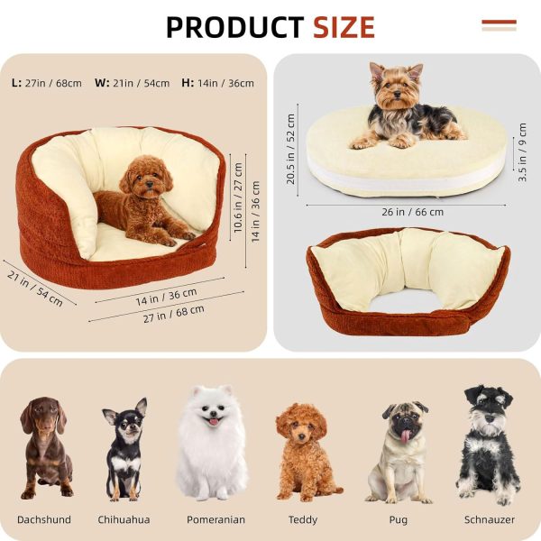 High-Side Washable Calming Beds for Dogs & Cats - Εικόνα 3