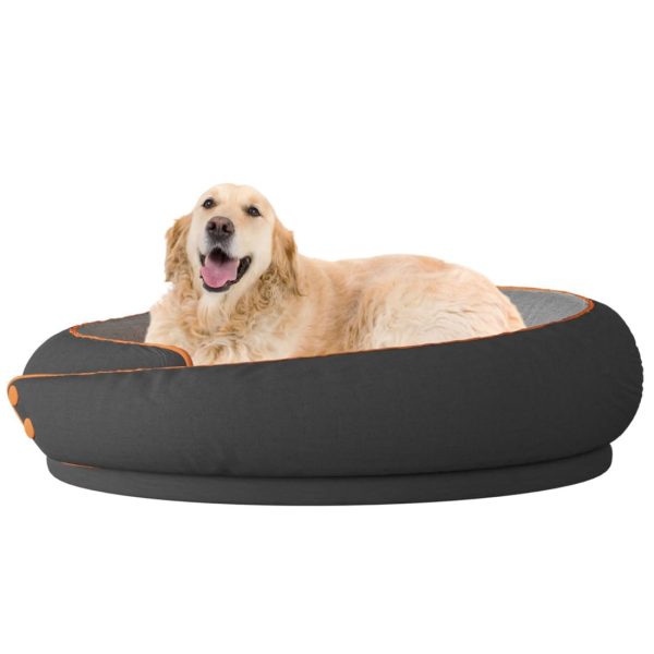 Calming Dog Bed with Removable Cushion, Indoor Round Kennel - Immagine 2