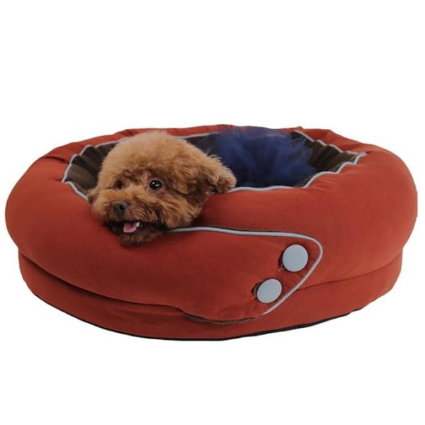 Calming Dog Bed with Removable Cushion, Indoor Round Kennel - Immagine 10
