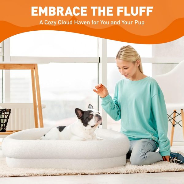 Cloud Shaped Dog & Cat Bed with Removable Cover, Easy Clean - Εικόνα 4