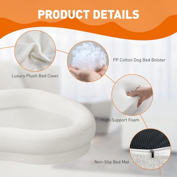 Cloud Shaped Dog & Cat Bed with Removable Cover, Easy Clean - Εικόνα 6