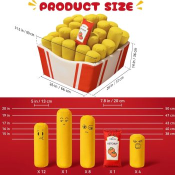 fries inspired bean bag couch chair 4499