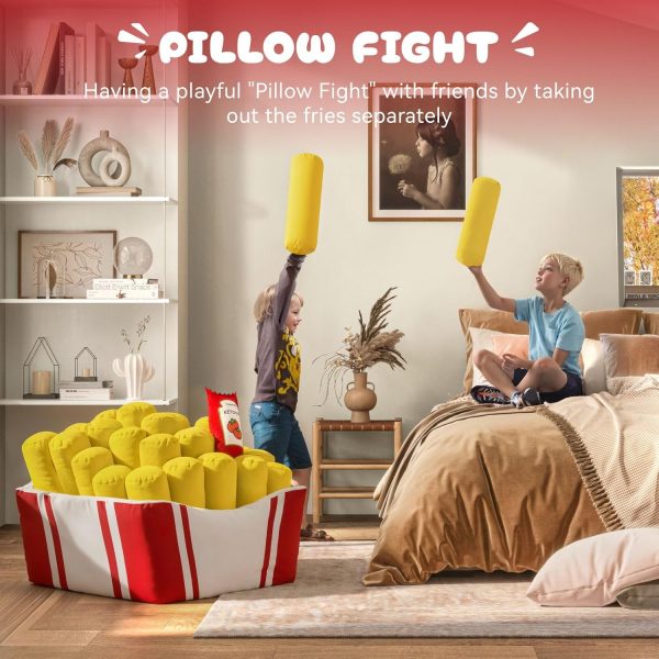 Fries Inspired Bean Bag Couch Chair, Comfort for Everyone - Obraz 5