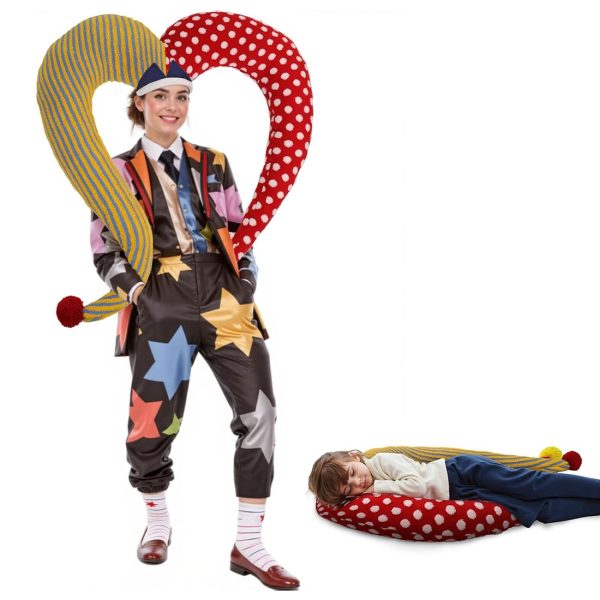 Poduszka Fun Clown - wielofunkcyjna podpora na sofę/łóżko
