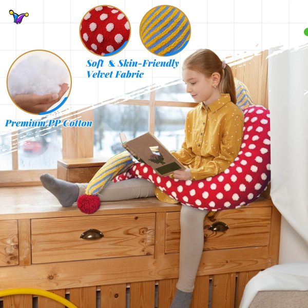 Fun Clown Pillow - Multi-Functional Sofa/Bed Support - Obraz 5